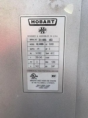 HOBART HL1400 Planetary Mixers | Harvest Equipment and Fabrication Inc (8)