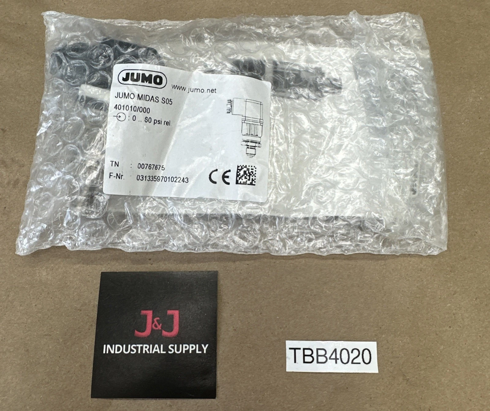 New | in-Stock JUMO 00767675 Parts (Hydraulics and Pneumatics) Indiana US | J&J Industrial Supply #510106