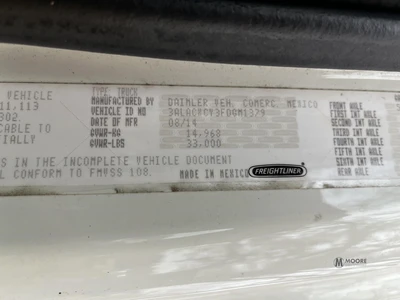 Used 2015 FREIGHTLINER BUSINESS CLASS M2 106 Reefer Trucks Tennessee US | Moore Equipment #1516697