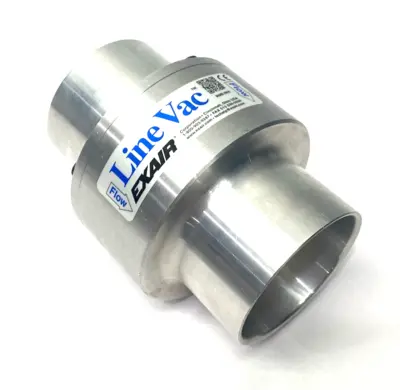 Used EXAIR Aluminum Line Vac 3" Hose ID, 1/2" NPT Air Inlet Pneumatic Conveyors Michigan US | Maverick Industrial Sales #1410860