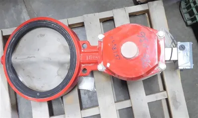 Bray 14" Double Acting Pneumatic Actuated Butterfly Valve Surplus
