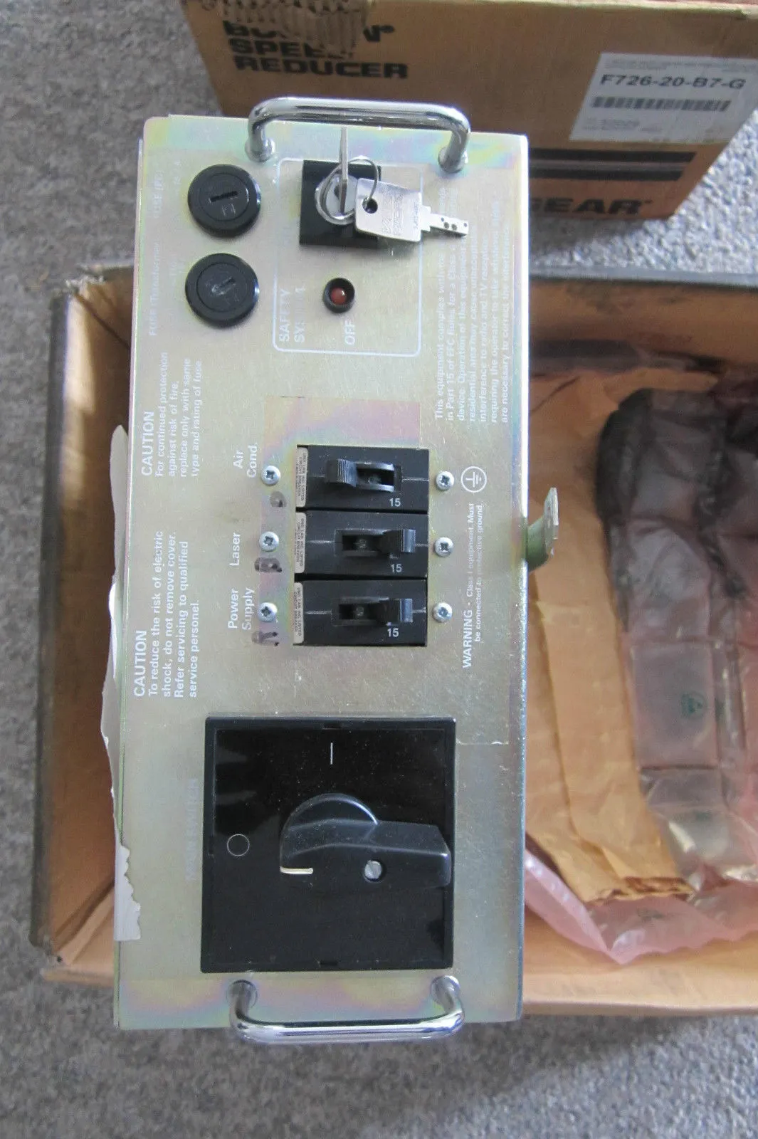 USED PURUP ESKOFOT 5803900S AC POWER BOX