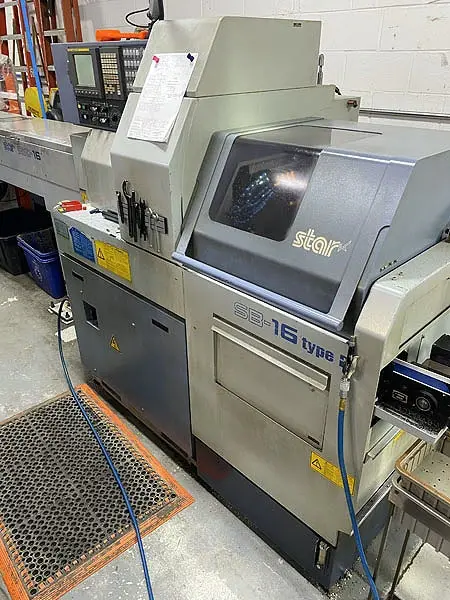 Used 2007 STAR SB-16 Swiss Type Automatic Screw Machines Michigan US | Ultimate Tube Bender Parts Plus #201158