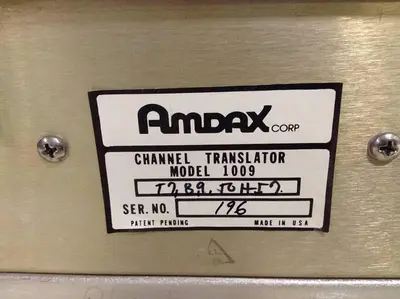USED AMDAX CORPORATION 1009