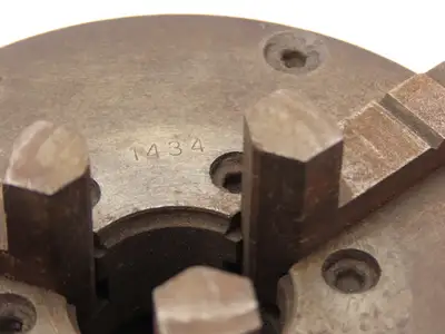 Buck Chuck 1434 3 Jaw Adjust-Tru Self Centering Manual Lathe Chuck 4" OD