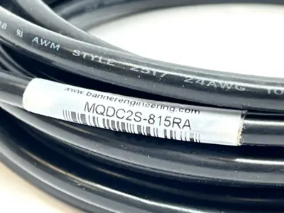 New | in-Stock Banner Engineering Single Ended Cordset M12 8-Pin Right Angle Female 5m 54617 Cable & Wire Michigan US | Maverick Industrial Sales #1392250