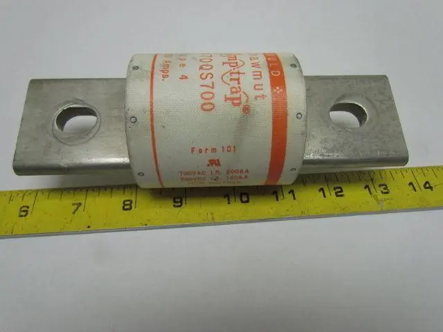Gould Shawmut A70QS700 Amp-Trap Semiconductor Protection Fuse 700A Type 4