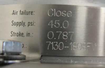 NEW FLOWSERVE 7130-1808FV CONTROL VALVE 0353P2 D3INU-D39PVA-ZPXM 71301808FV