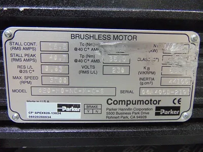 Parker 620-M0-NC-M-C-S Compumotor Servo Motor Used