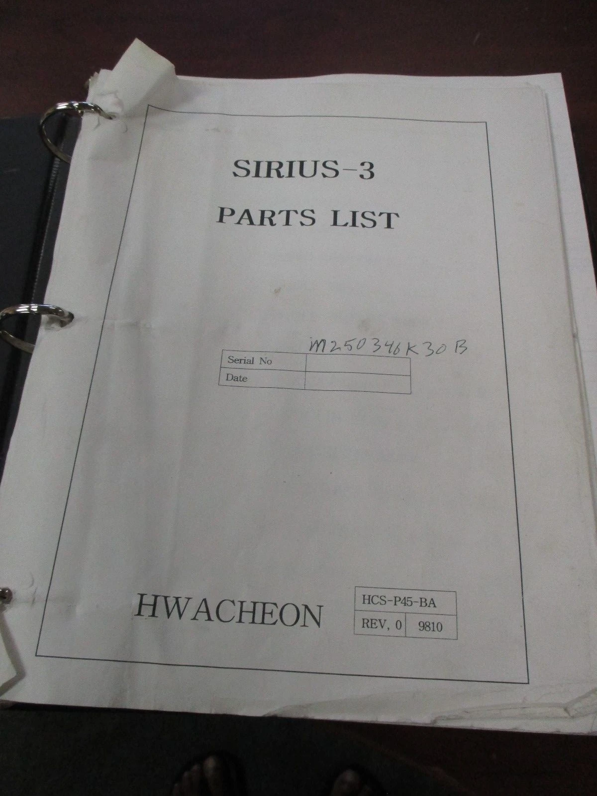 Used Delcam and Hwacheon Machine Tool Co LTD Parts and Codes Manuals (QTY 4)
