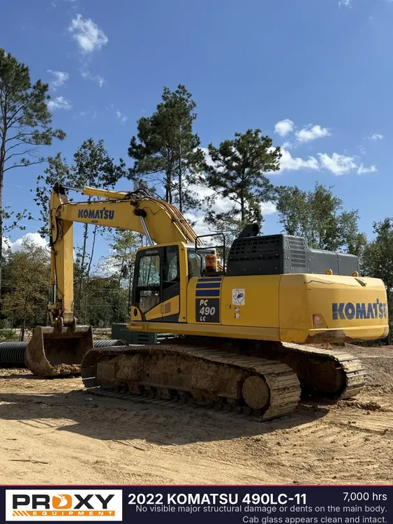 Used 2022 KOMATSU 490LC-11 Excavators Texas US | Proxy Equipment #1377982