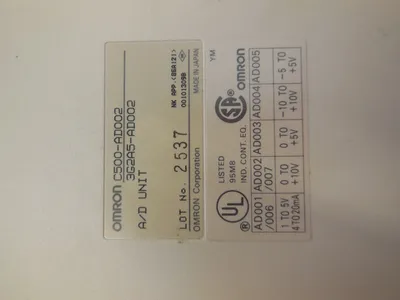 USED OMRON C500-AD002 INPUT MODULE 3G2A5-AD002 C500AD002