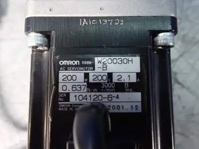 Used OMRON R88MW20030HB Servo Motors | HGR 24 #730748