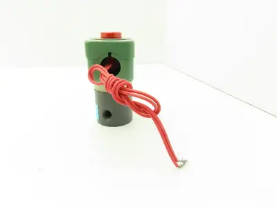 Plast-o-matic EUC2V8G20 PVC Automatic Control Valve Pneumatic 1/8" 120V Coil