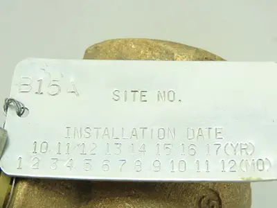CII  1-1/2" NPT 2-Way Inline Bronze Brass Ball Valve 600 WOG 7" Bronze Handle