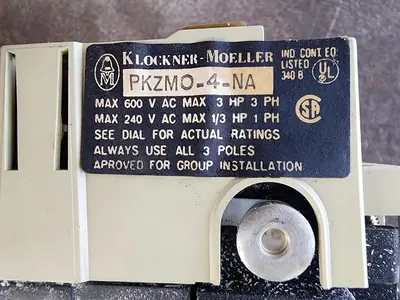 USED KLOCKNER-MOELLER PKZMO-4-NA