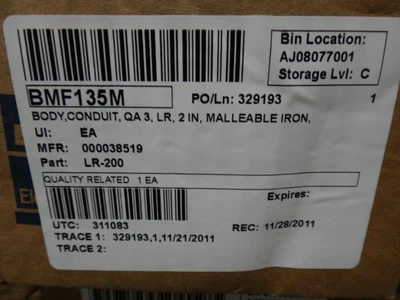 Appleton LR200-M 2" conduit body