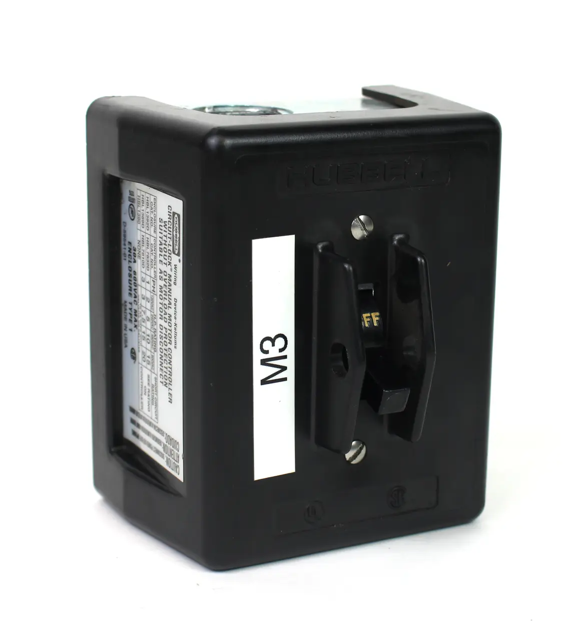 Hubbell HBL7810D Manual Motor Controller w/out Overload Protection