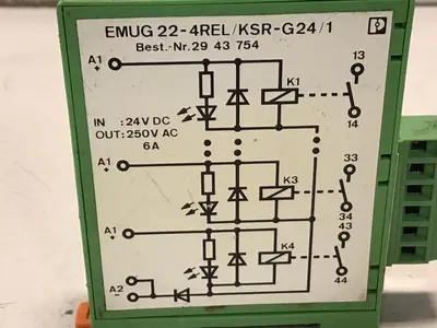 USED PHOENIX CONTACT EMUG22-4REL/KSR-G24/1