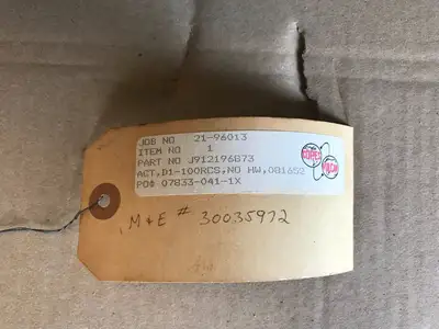 J912196873, ACT, D10199RCS, 2R129 43R | Copes Vulcan Actuator Operator Control L-138049 for Globe Valve 1500 lbs 2" Inch - New Other