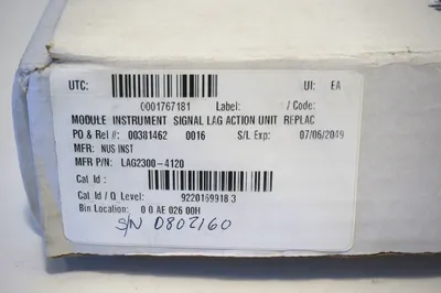 NUS INSTRUMENTS NUS-B188PA-1 BOARD LAG2300-4120 NUSB188PA1