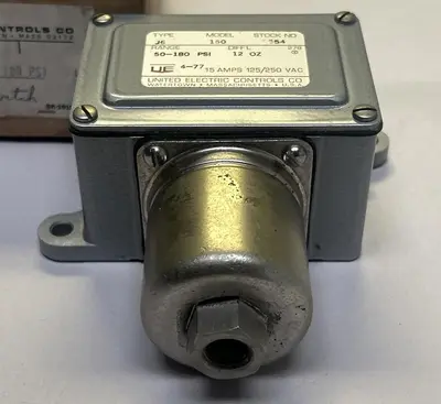 New | in-Stock UNITED ELECTRIC CONTROLS J6 Miscellaneous Equipment (Electrical & Power) | Surplus Asset Holdings #1198413