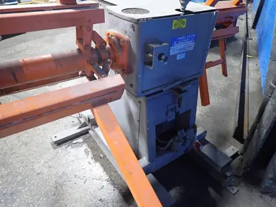 4,000 LBS X 24" PRESS ROOM EQUIPMENT MODEL #PRD-244000-NAB DOUBLE END COIL REEL UNCOILER: YOBRO #25067