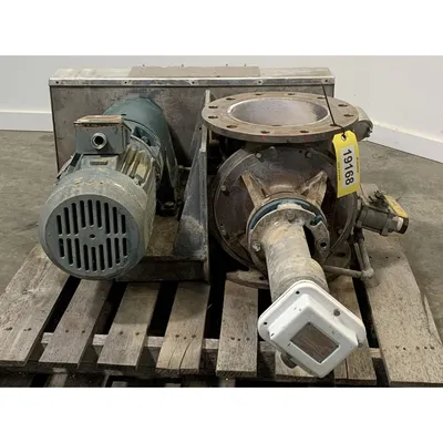 Used 10" Stainless Steel Flo-Tronics Rotary Airlock Feeder Valve