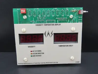 Cambridge Applied Systems VTD 200/300/400 Viscosity Temperature Display Board