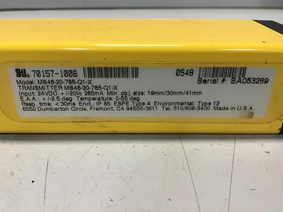 Used STI MS46-20-785-Q1-X Light Curtains & Grids Michigan US | Ideal Machinery #689427