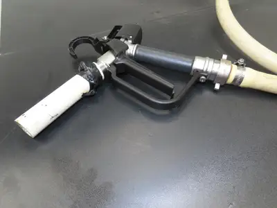 Lutz MD-2 Pneumatic Air Drum Container Pump 48" Plastic Tube w/Hose PVDF 41-L DL