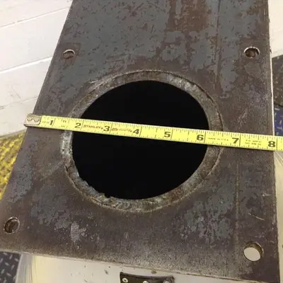 USED METAL FABRICATOR HOPPER975
