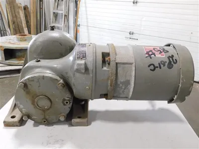 1/4 HP US Motors Enclosed High Eff. Motor A671 w/Syncrogear Reducer 1750RPM Used