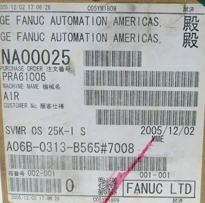 NEW FANUC A06B-0313-B565#7008 SERVO MOTOR A06B0313B5657008