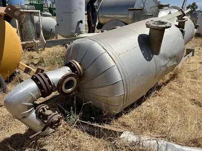 Tank, 200 Gallon, 316 Stainless Steel, Insulated, Cone Bottom #S744719