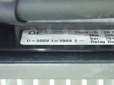 Used ADVANCED ENERGY 2A 500100 H1 Industrial Controls Ohio US | HGR 24 #802978