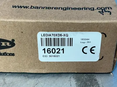 New | in-Stock BANNER ELECTRIC LEDIA 70XD6X6 Photoelectric Sensors Ohio US | HGR 24 #1312224