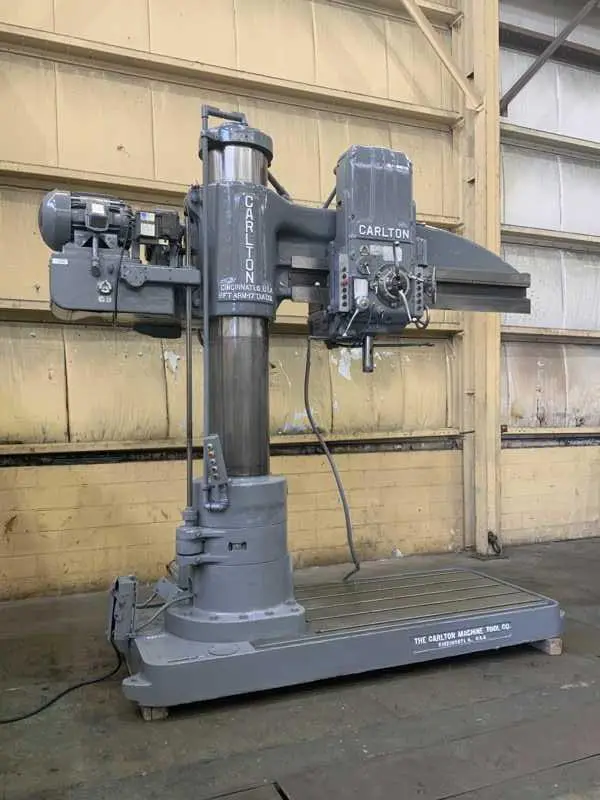 6' X 17" CARLTON MODEL #3-A RADIAL ARM DRILL: STOCK #22070