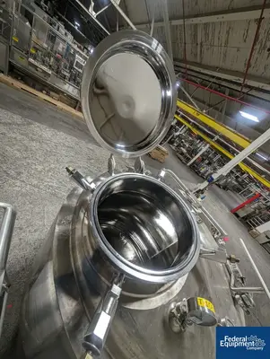 USED Precision 1,200 Liter DCI Reactor, Hastelloy C276, 45/150#