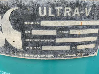 USED 1990 BLACK CLAWSON UV200
