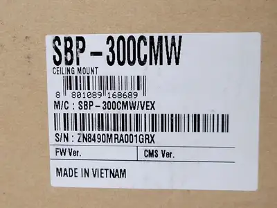 NEW HANWHA TECHWIN SBP-300CMW