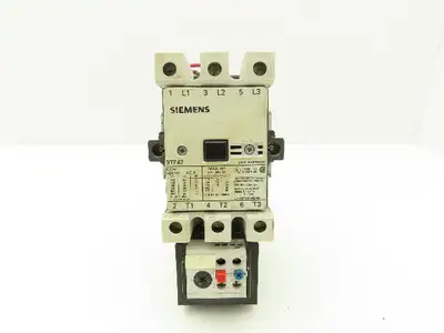 Siemens 3TF4711-0AK6 Motor Starter IEC Contactor 80A 3-Pole 600V 3PH 120V Coil