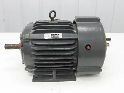 Emerson US Motors AB5P2C-P Brake Motor 5Hp 1775 RPM 460V 3PH 215 Fr  -No Brake-