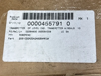 New | in-Stock Rosemount 2051CD2A22A2AS2B4M5Q4 Test Equipment - Other Indiana US | J&J Industrial Supply #1566385