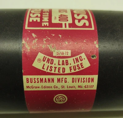NEW Bussmann NOS-400