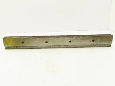 Press Brake Die 20-7/8" Long 90° V 9/16" W 1/4" D 1-3/4" H 1/2" Tang