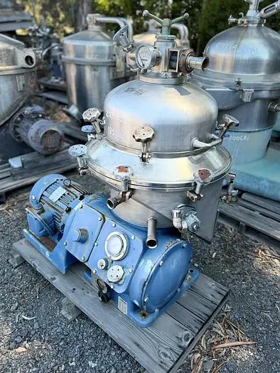 Used DELAVAL BRPX-207SGV-39-60/4183-4 Disc Stack Centrifuges California US | Machinery & Equipment #139652
