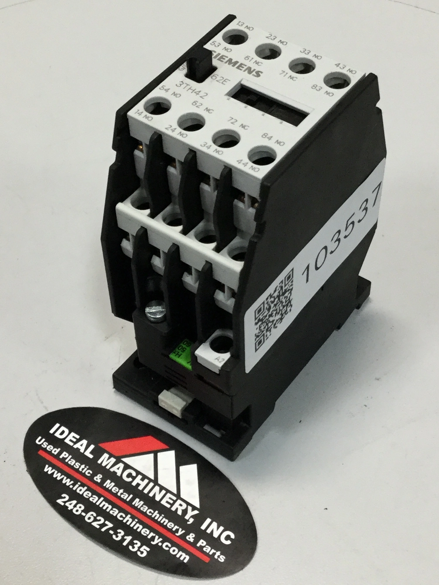 Used SIEMENS 3TH4262-0A PLC Contactors | Ideal Machinery #619932