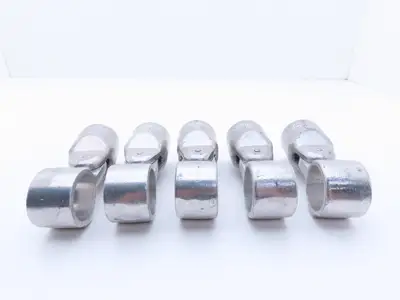 Hollaender 17-7 Speed Rail Aluminum Elbow 1-1/4" Fits 1.66" OD Pipe Lot of 5