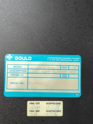 Used GOULD AS-B804-016 Industrial Controls Ohio US | Surplus Asset Holdings #1237556